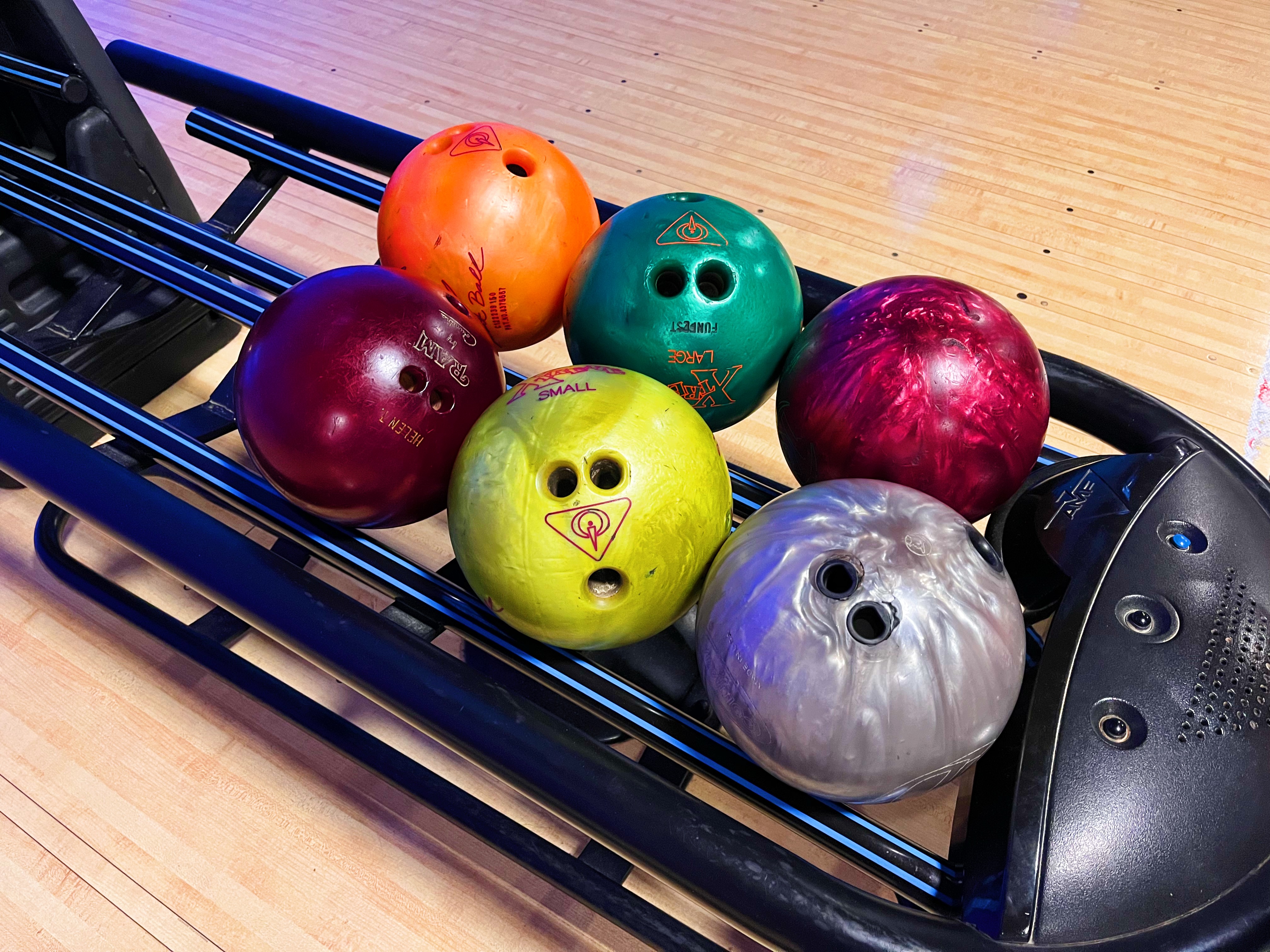 bowling balls